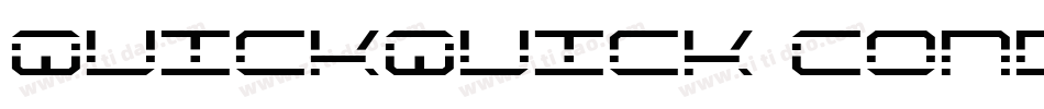QuickQuick Condensed字体转换